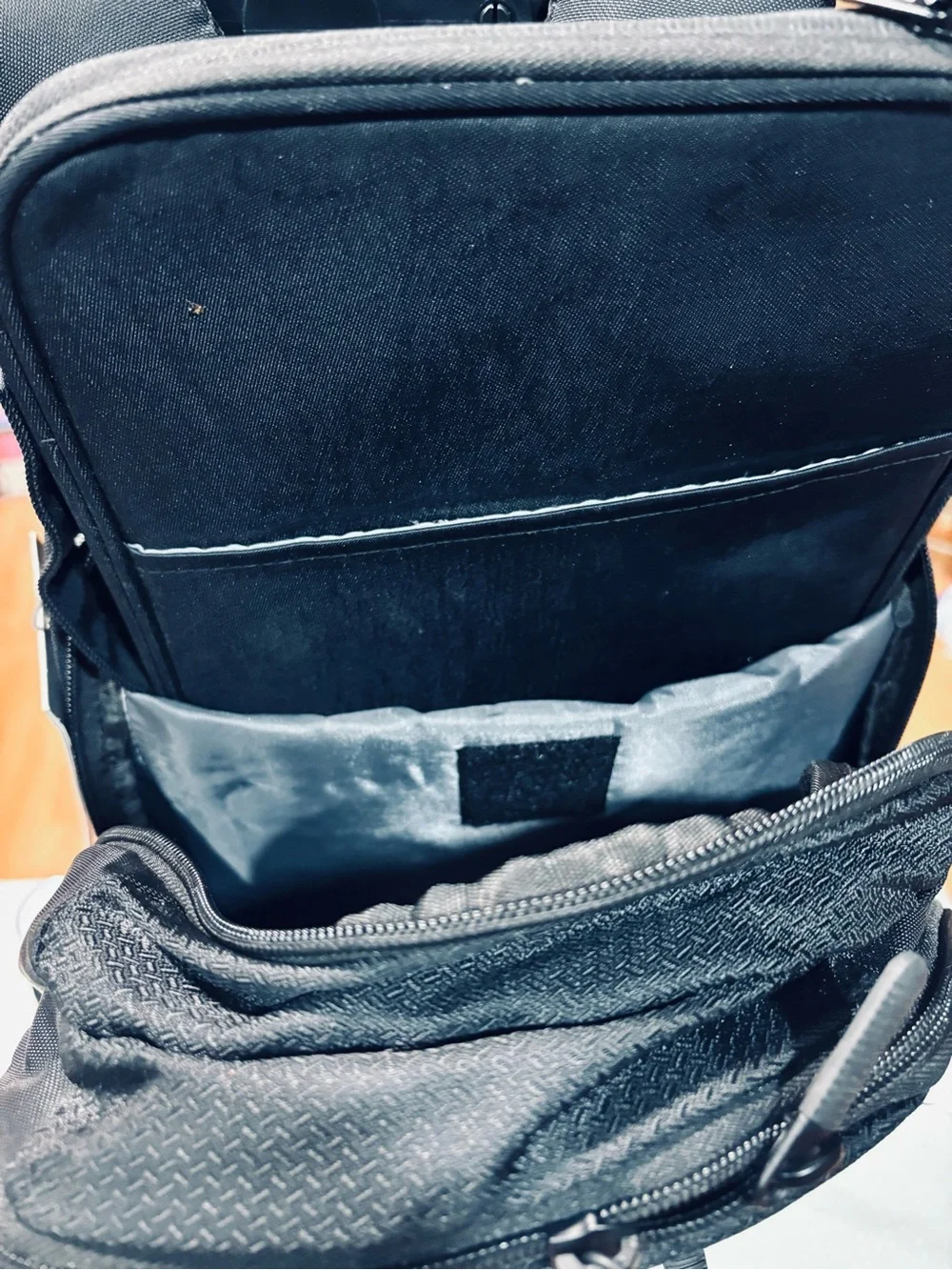 Victorinox Black Backpack with Red Accent - Compact Everyday Pack